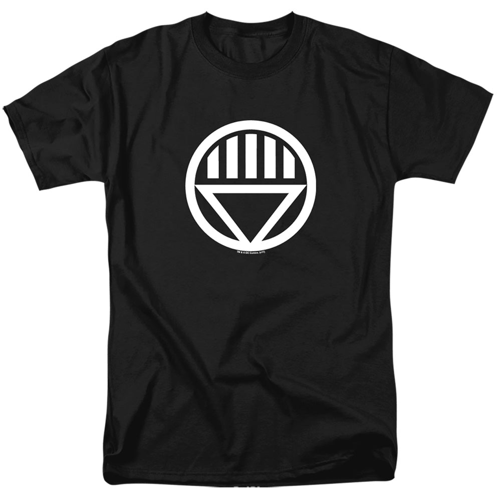Green Lantern - Black Lantern Logo - Short Sleeve Adult 18/1 - Black T-shirt