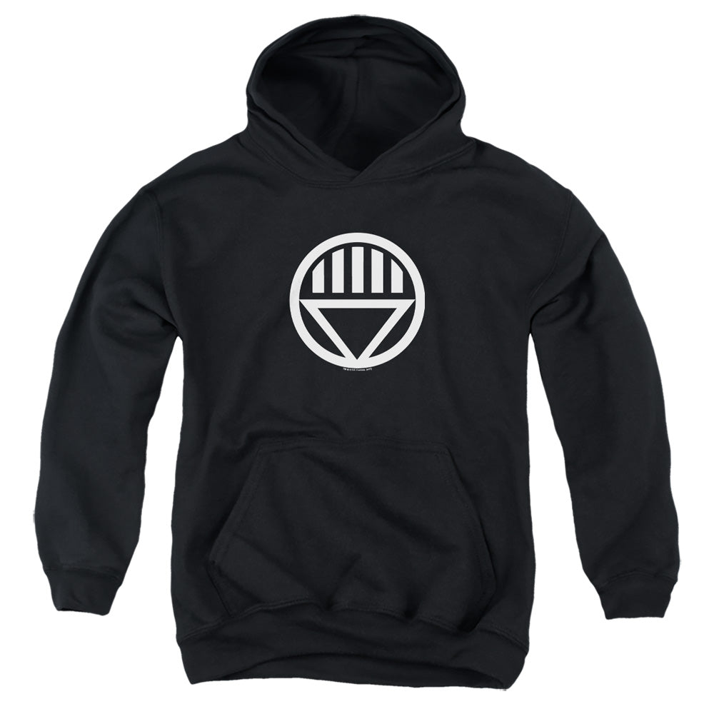 Green Lantern - Black Lantern Logo - Youth Pull-over Hoodie - Black