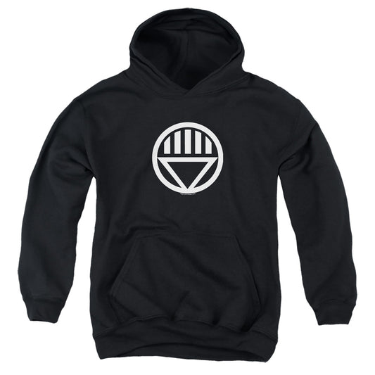 Green Lantern - Black Lantern Logo - Youth Pull-over Hoodie - Black