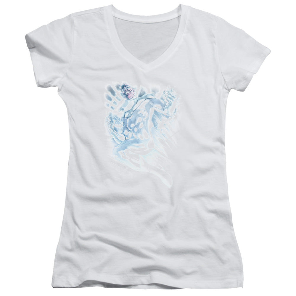 Green Lantern - White Lantern Sinestro-junior V-neck - White