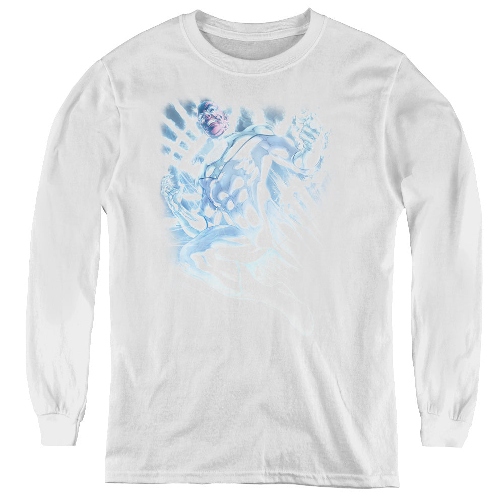 Green Lantern - White Lantern Sinestro - Youth Long Sleeve Tee - White