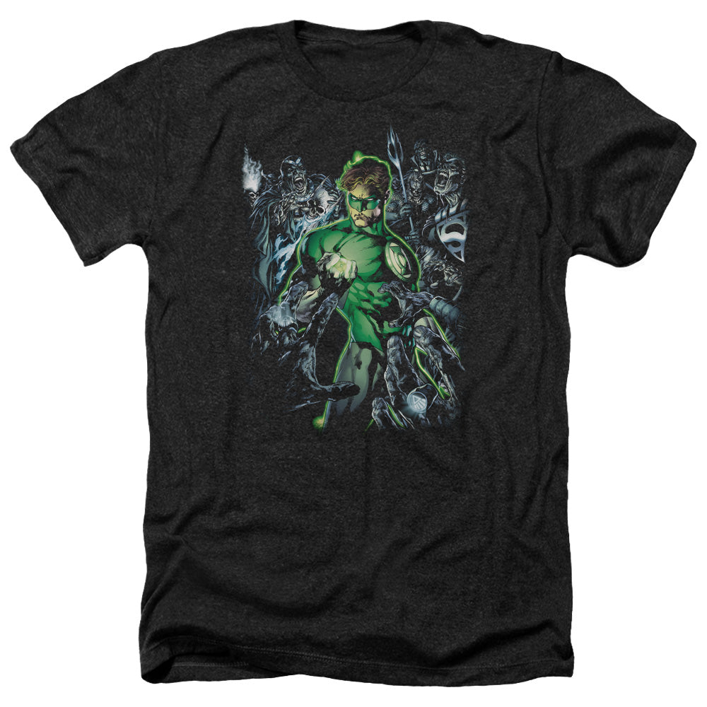 Green Lantern - Surrounded By Death - Adult Heather-black