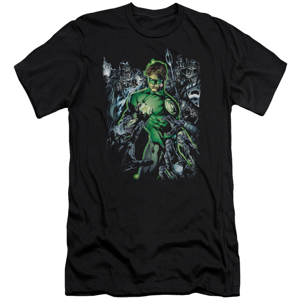 Green Lantern - Surrounded By Death - Short Sleeve Adult 30/1 - Black T-shirt