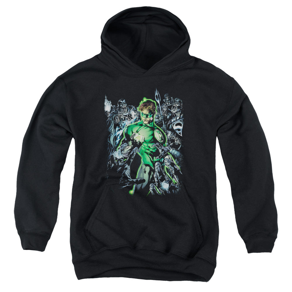 Green Lantern - Surrounded By Death - Youth Pull-over Hoodie - Black