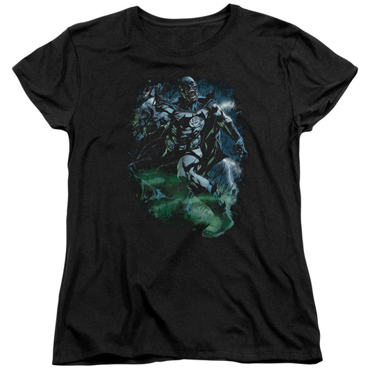 Green Lantern - Black Lantern Batman - Short Sleeve Womens Tee - Black T-shirt