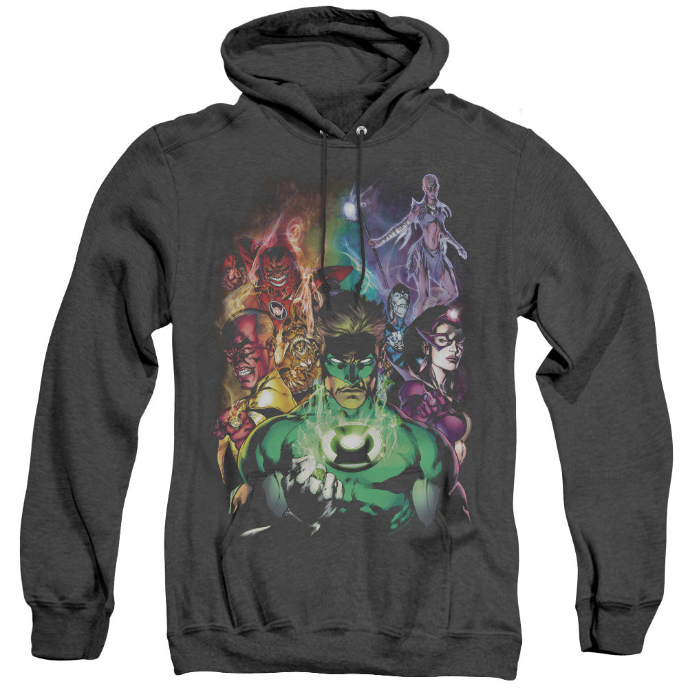 Green Lantern - The New Guardians - Adult Heather Hoodie - Black