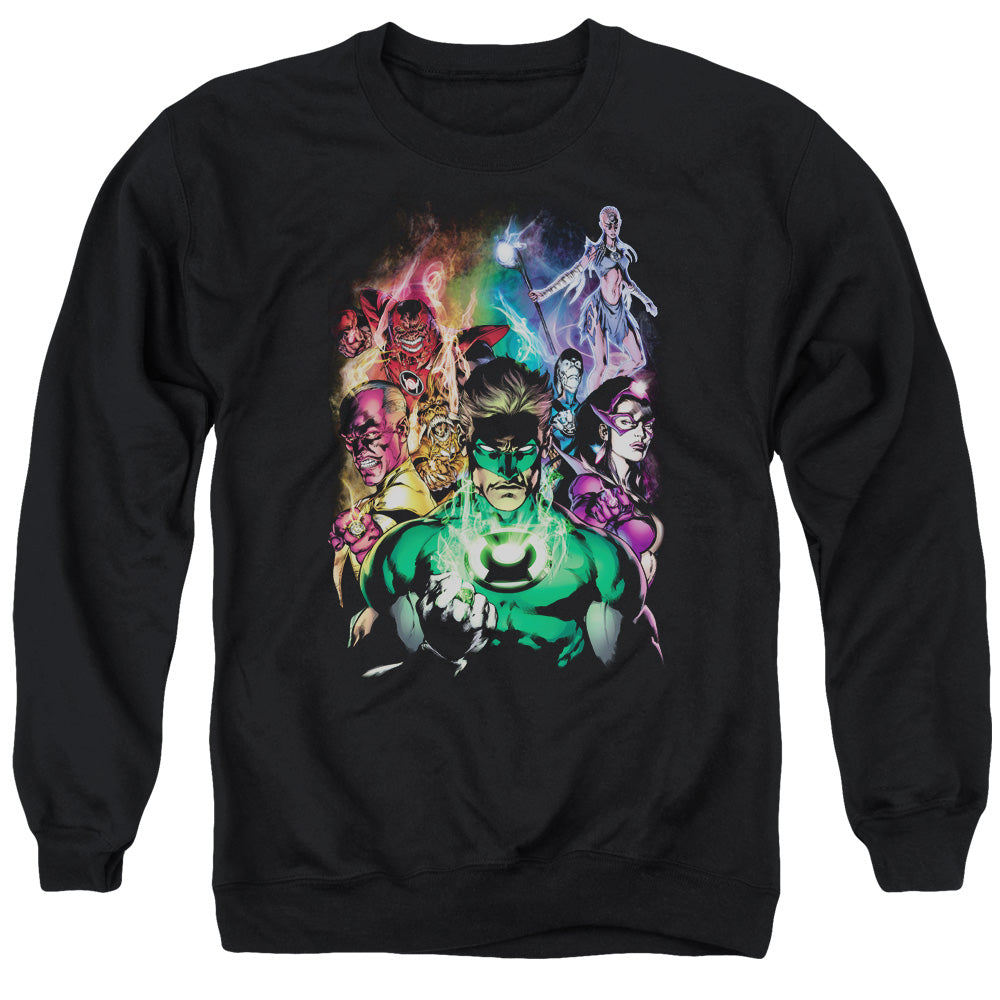 Green Lantern The New Guardians - Adult Crewneck Sweatshirt - Black