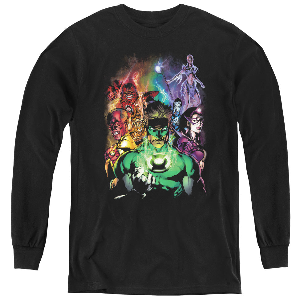 Green Lantern - The New Guardians - Youth Long Sleeve Tee - Black