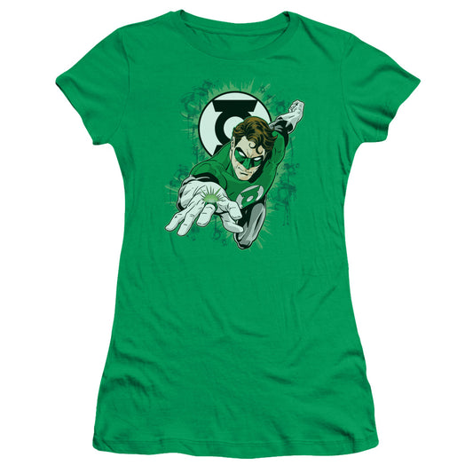 Gl - Ring First - Short Sleeve Junior Sheer - Kelly Green T-shirt