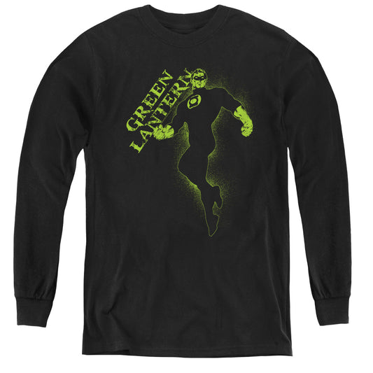 Gl - Lantern Darkness - Youth Long Sleeve Tee - Black