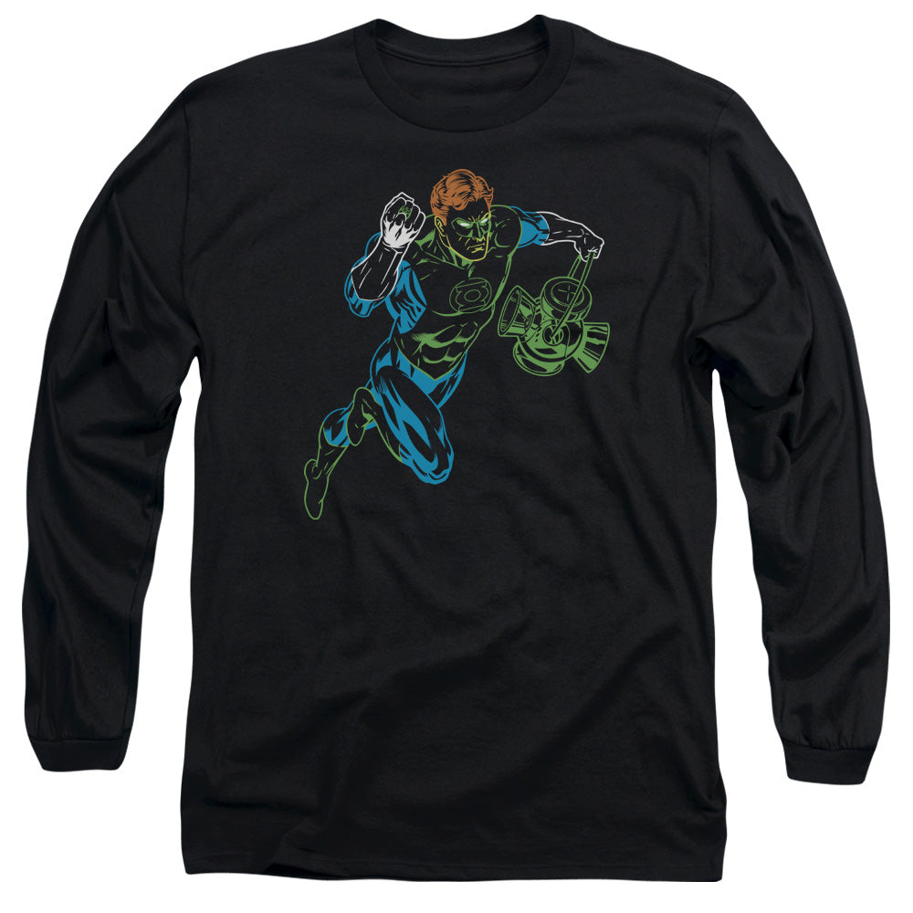 Gl - Neon Lantern - Long Sleeve Adult 18/1 - Black T-shirt