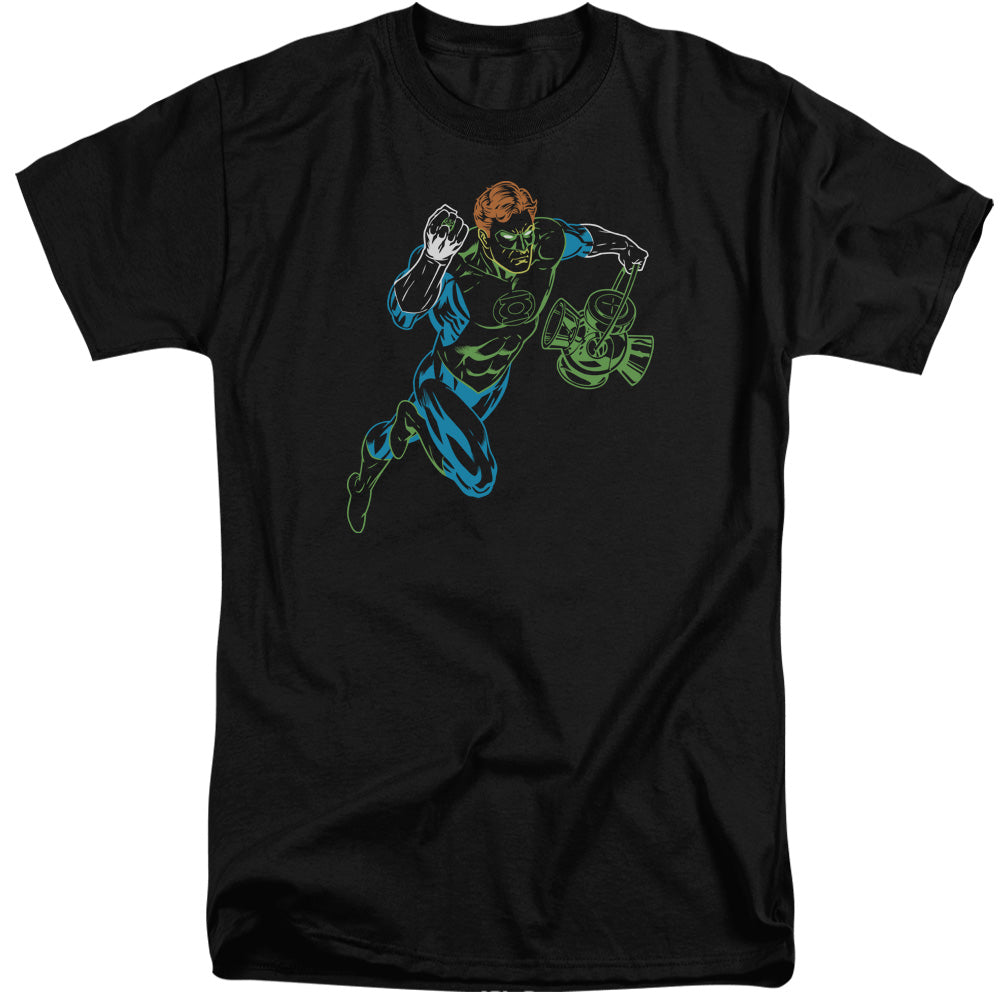 Gl - Neon Lantern - Short Sleeve Adult Tall - Black T-shirt