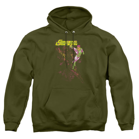 Gl - Lantern Spray - Adult Pull-over Hoodie - Military Green