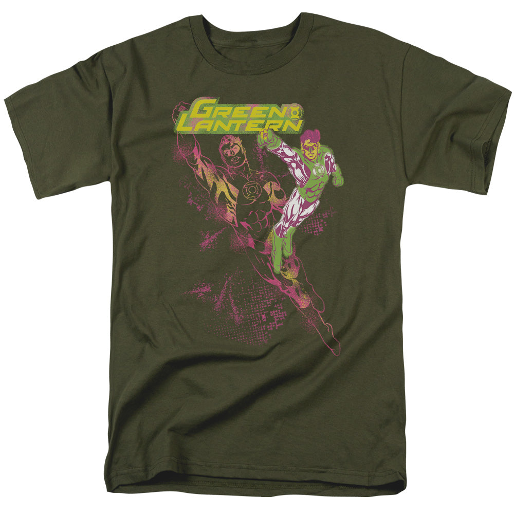 Gl - Lantern Spray - Short Sleeve Adult 18/1 - Military Green T-shirt