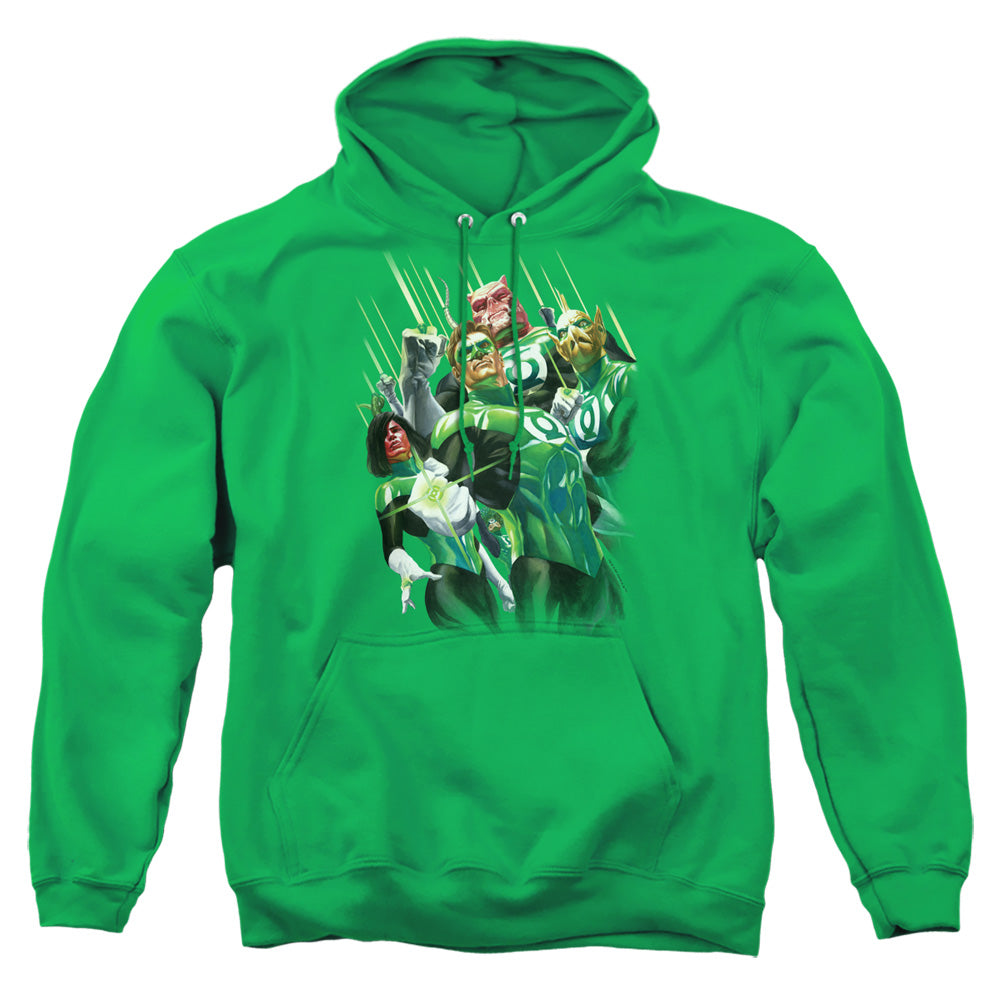 Gl - Power Of The Rings - Adult Pull-over Hoodie - Kelly Green