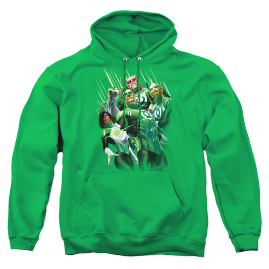Gl - Power Of The Rings - Adult Pull-over Hoodie - Kelly Green
