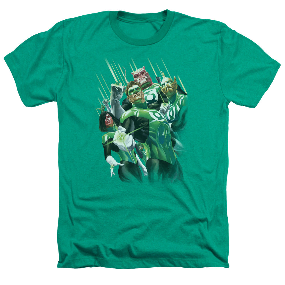 Gl - Power Of The Rings - Adult Heather - Kelly Green