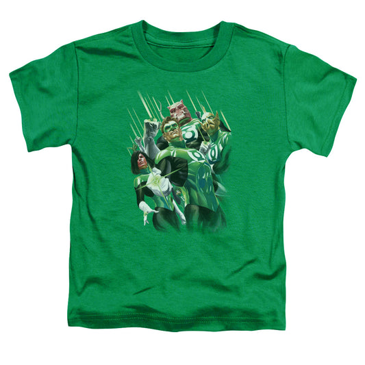 Gl - Power Of The Rings - Short Sleeve Toddler Tee - Kelly Green T-shirt
