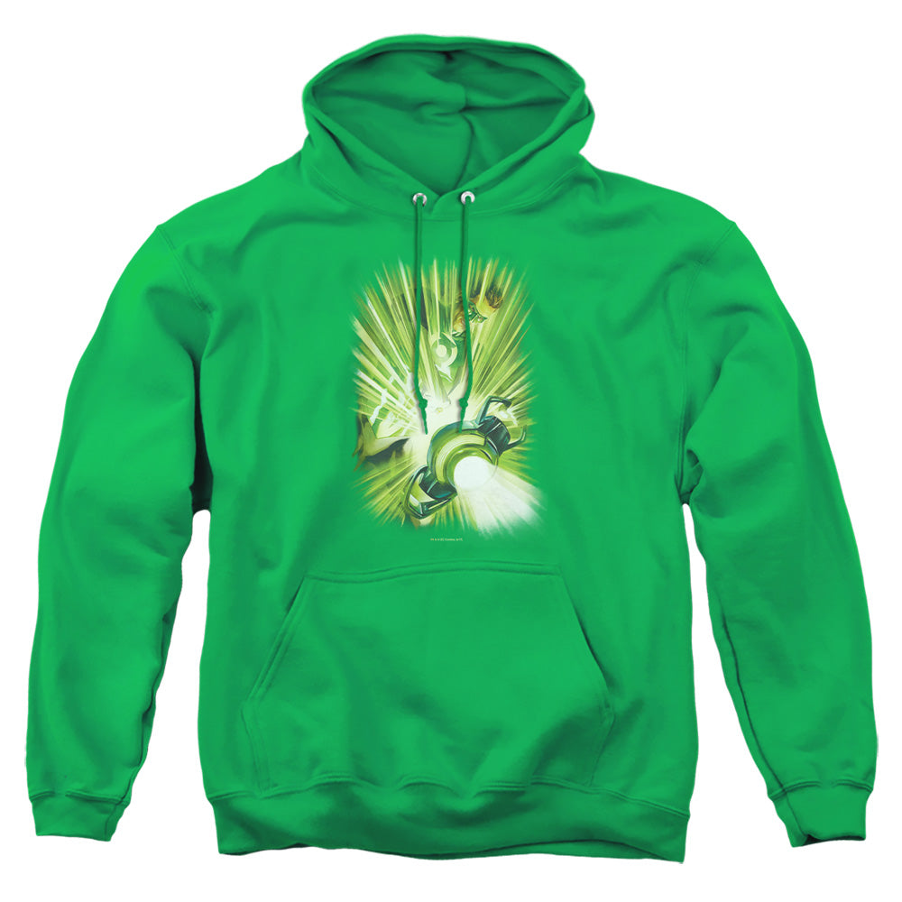 Green Lantern - Lanterns Light - Adult Pull-over Hoodie - Kelly Green