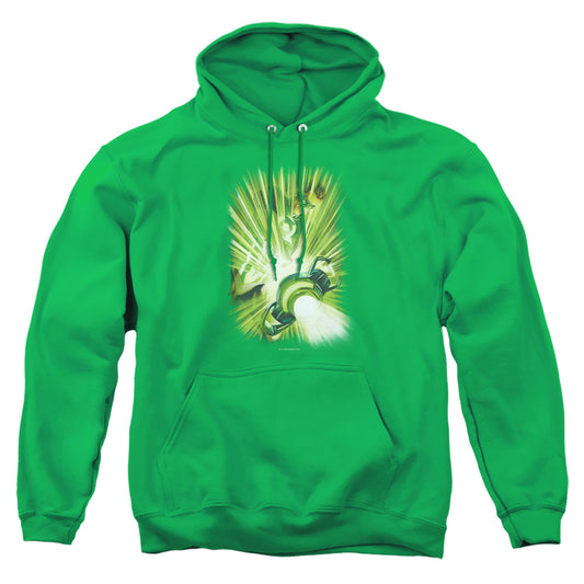 Green Lantern - Lanterns Light - Adult Pull-over Hoodie - Kelly Green