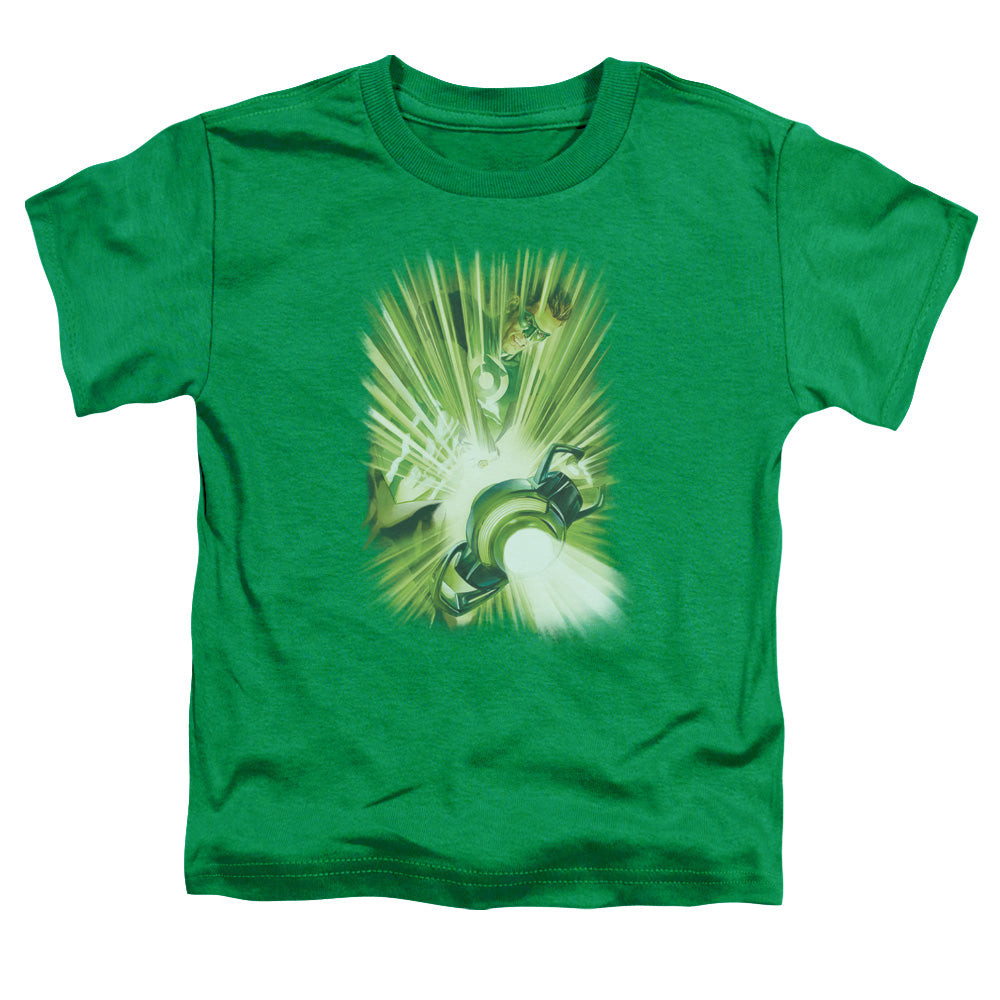 Green Lantern - Lanterns Light - Short Sleeve Toddler Tee - Kelly Green T-shirt