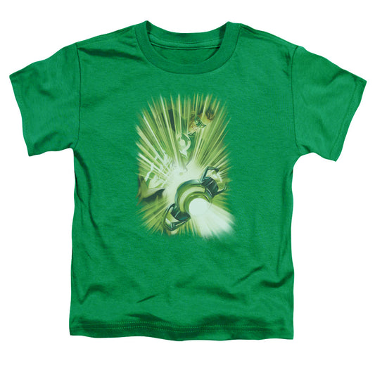 Green Lantern - Lanterns Light - Short Sleeve Toddler Tee - Kelly Green T-shirt