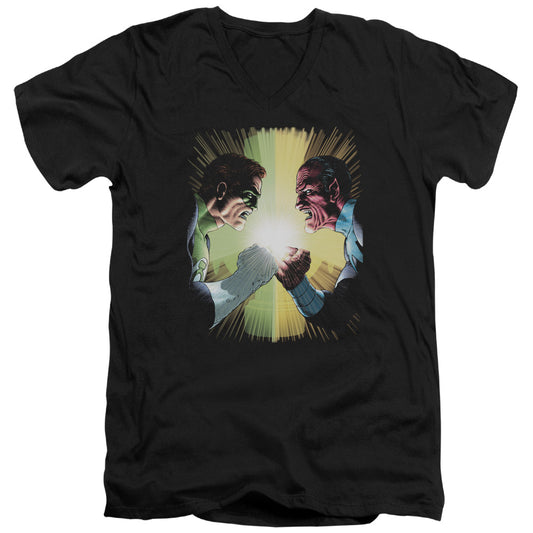 Green Lantern - Gl #60 Cover - Short Sleeve Adult V-neck - Black T-shirt