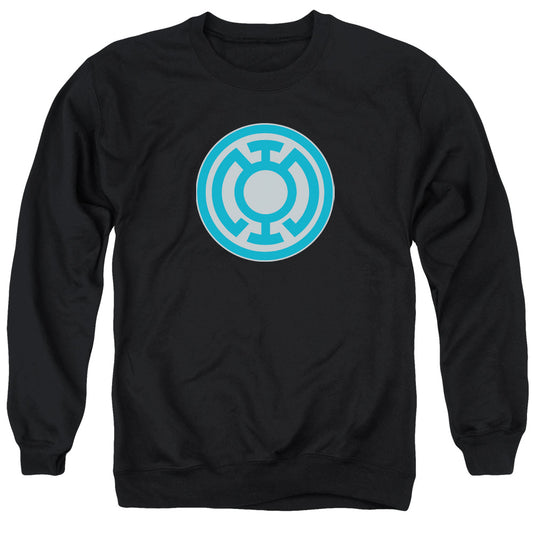 Green Lantern - Blue Symbol - Adult Crewneck Sweatshirt - Black