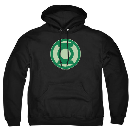 Green Lantern - Green Symbol - Adult Pull-over Hoodie - Black