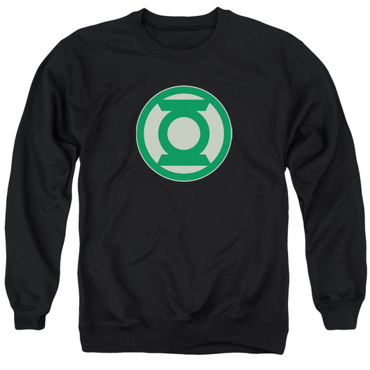 Green Lantern - Green Symbol - Adult Crewneck Sweatshirt - Black