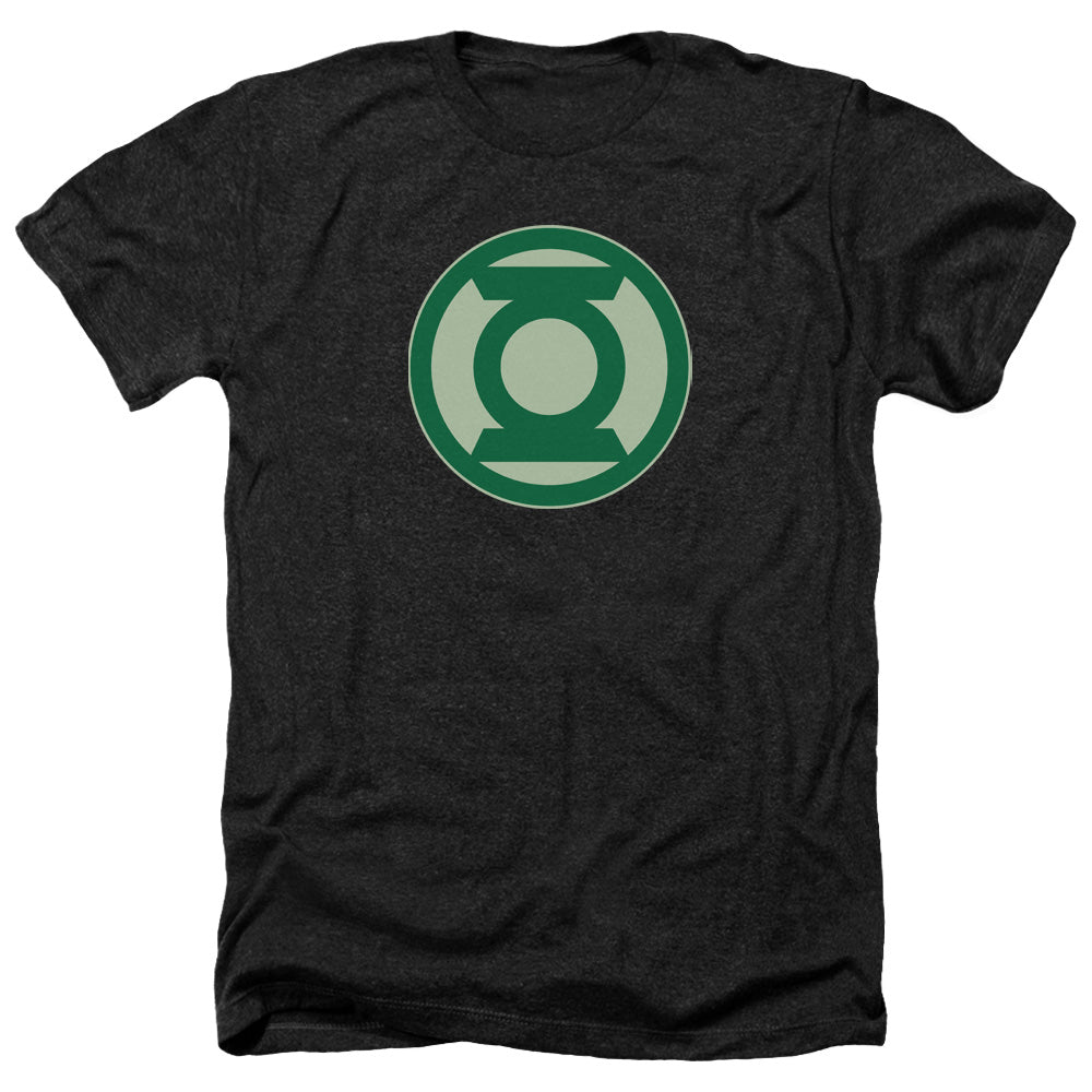 Green Lantern - Green Symbol - Adult Heather-black