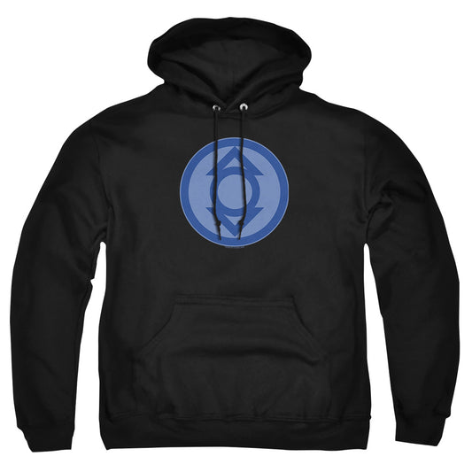 Green Lantern - Indigo Symbol - Adult Pull-over Hoodie - Black