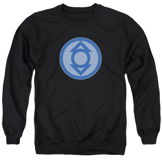 Green Lantern - Indigo Symbol - Adult Crewneck Sweatshirt - Black