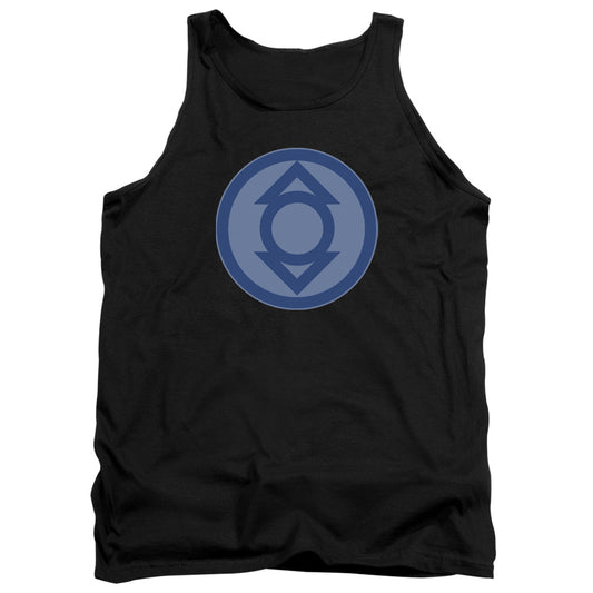Green Lantern - Indigo Symbol - Adult Tank - Black