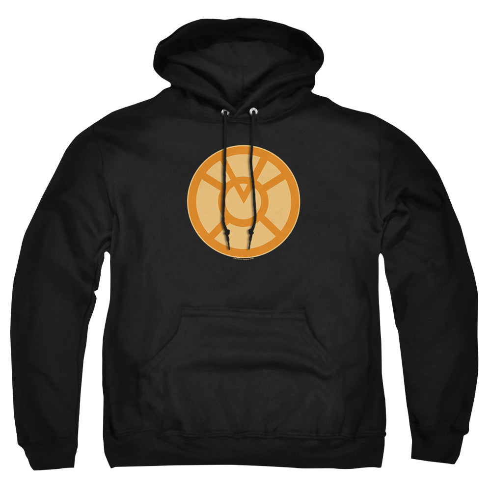 Green Lantern - Orange Symbol - Adult Pull-over Hoodie - Black