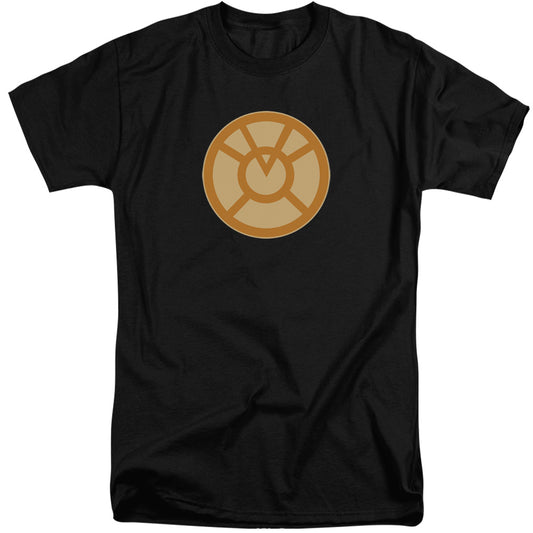 Green Lantern - Orange Symbol - Short Sleeve Adult Tall - Black T-shirt