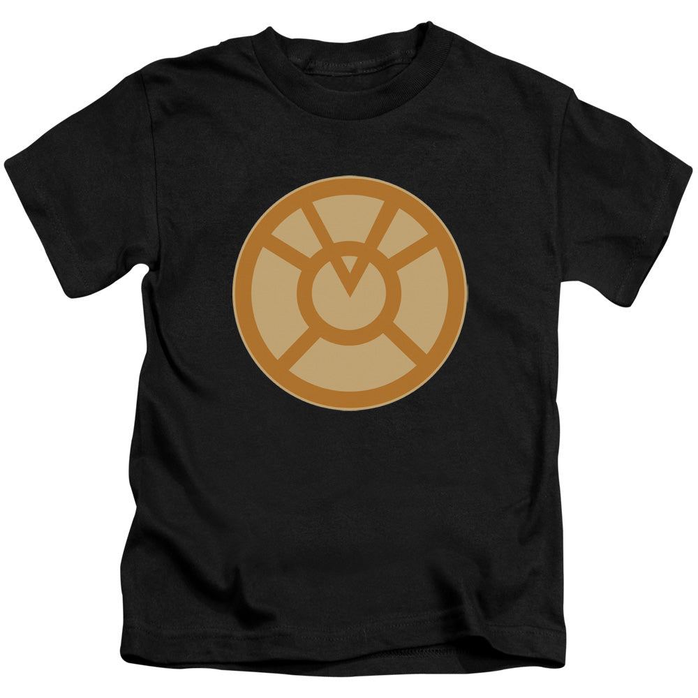 GREEN LANTERN ORANGE SYMBOL - S/S JUVENILE 18/1 - BLACK - T-Shirt