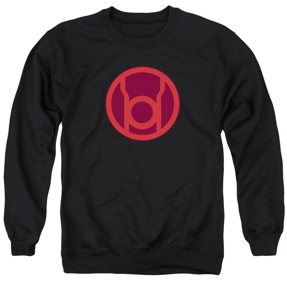 Green Lantern - Red Symbol - Adult Crewneck Sweatshirt - Black