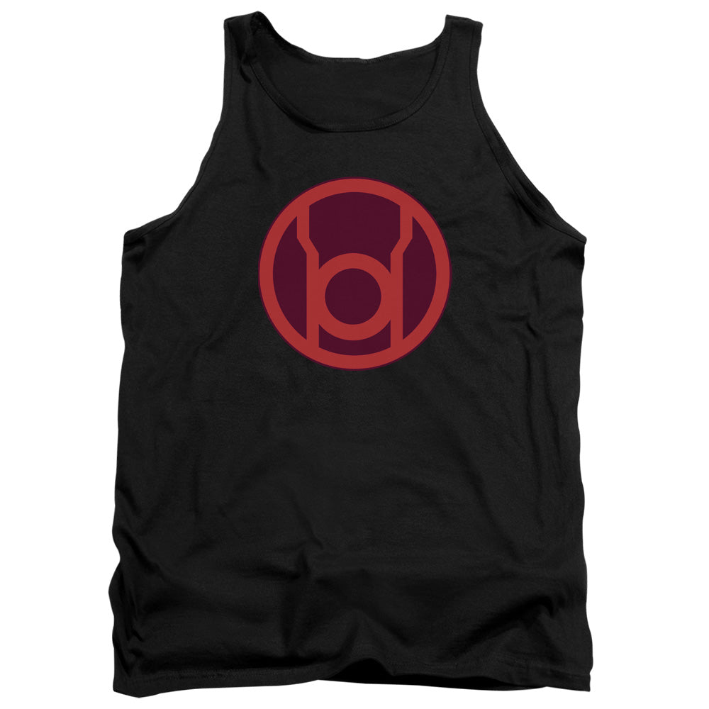 Green Lantern - Red Symbol - Adult Tank - Black