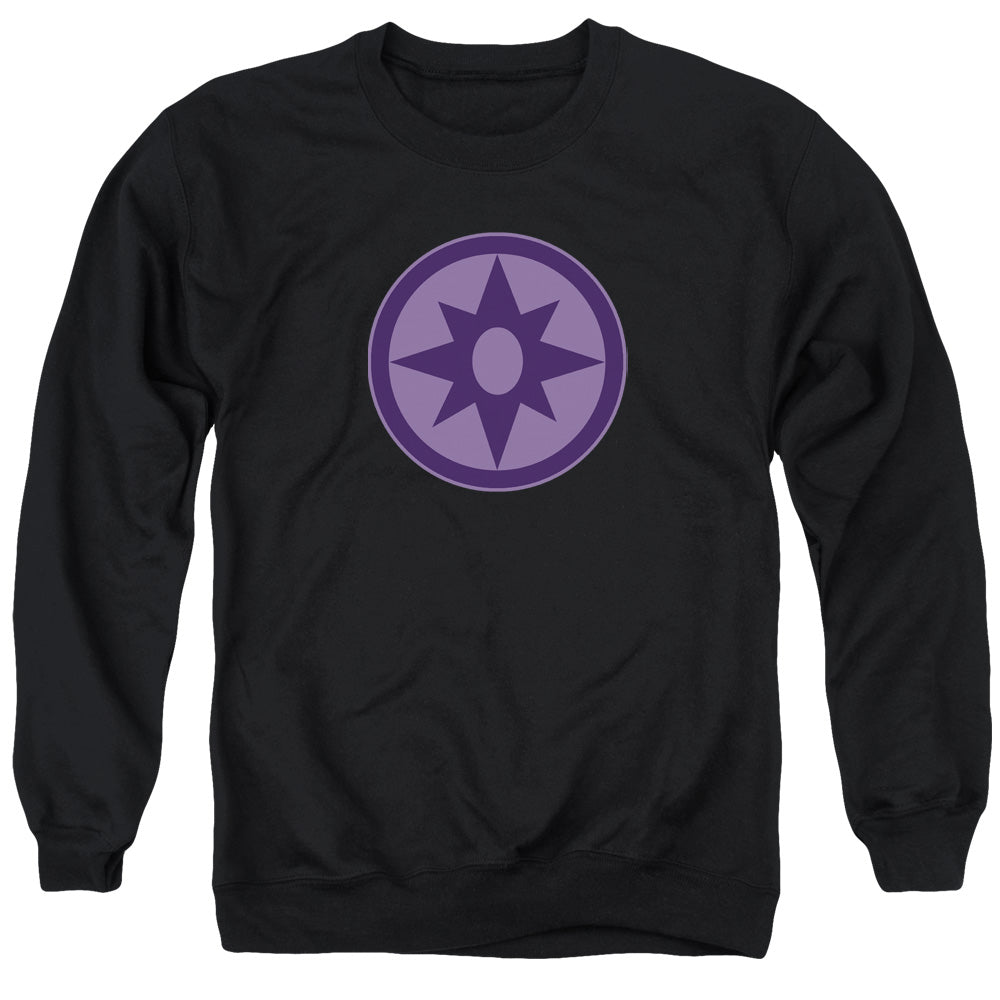 Green Lantern - Sapphire Symbol - Adult Crewneck Sweatshirt - Black