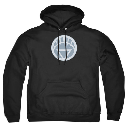 Green Lantern - White Symbol - Adult Pull-over Hoodie - Black