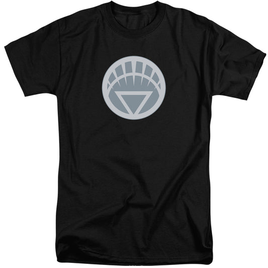 Green Lantern - White Symbol - Short Sleeve Adult Tall - Black T-shirt