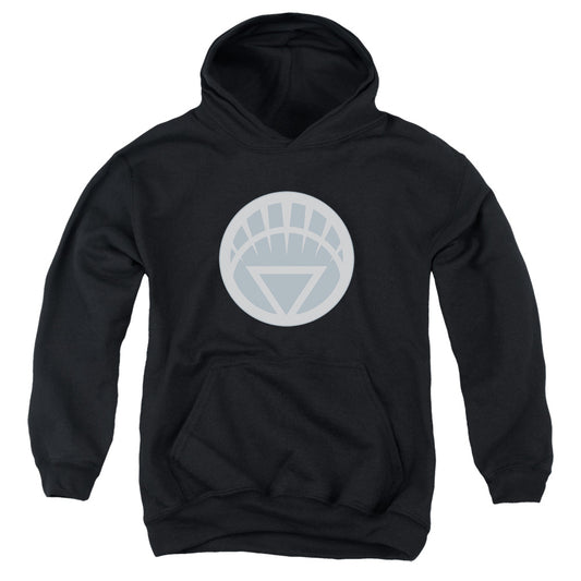 Green Lantern - White Symbol - Youth Pull-over Hoodie - Black