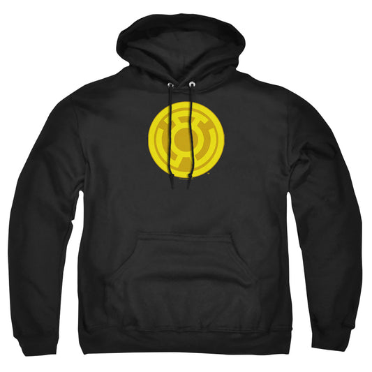 Green Lantern - Yellow Symbol - Adult Pull-over Hoodie - Black