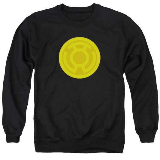 Green Lantern - Yellow Symbol - Adult Crewneck Sweatshirt - Black