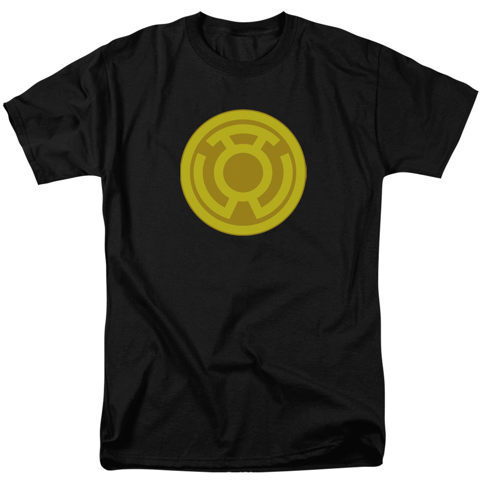 Green Lantern - Yellow Symbol - Short Sleeve Adult 18/1 - Black T-shirt