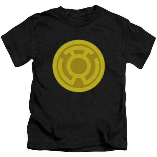 GREEN LANTERN YELLOW SYMBOL - S/S JUVENILE 18/1 - BLACK - T-Shirt