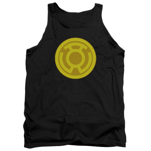 Green Lantern - Yellow Symbol - Adult Tank - Black