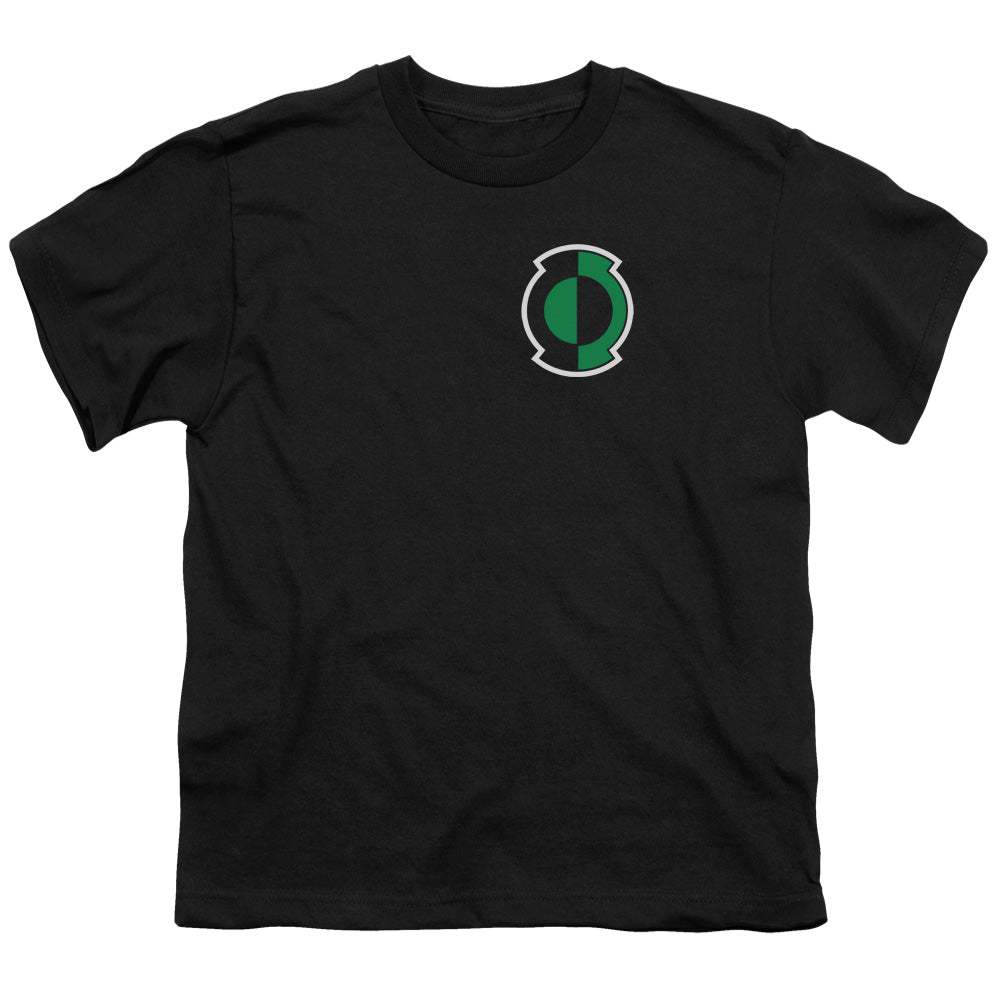 Green Lantern - Kyle Logo - Short Sleeve Youth 18/1 - Black T-shirt