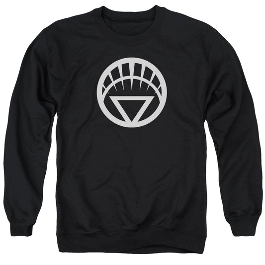 Green Lantern - White Emblem - Adult Crewneck Sweatshirt - Black
